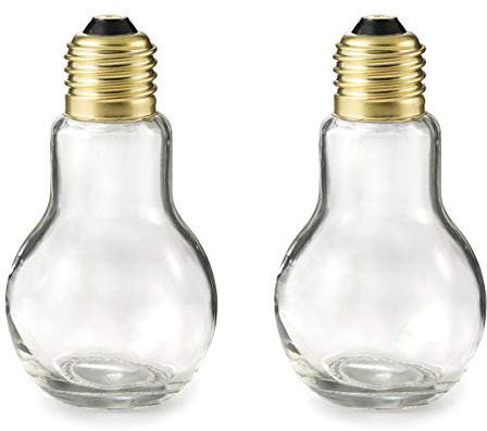 Glass salt & pepper shaker, Bulb, ca. 11 cm