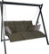 Angerer Freizeitmöbel GmbH Hollywoodschaukel Relax Smart - Gartenschaukel Made in Germany - Schaukel zum Sitzen, Liegen und Entspannen - einfache Montage (Olive)