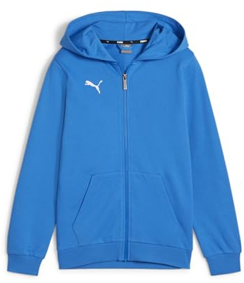 Puma Jungen Teamgoal Casuals Hooded Jacket Sweat, Ignite Blue-Puma White, 152 EU