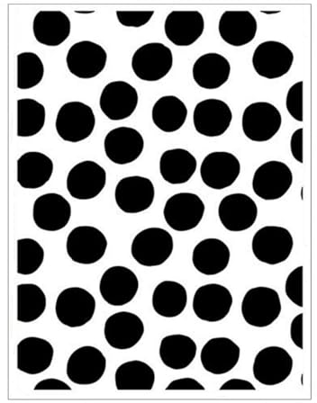 arriettycraft 3D-Punkte-Hintergrund, gepunktet, Kunststoff-Prägeschablonen für Kartenherstellung, Sammelalben und andere Papierbastelarbeiten, 15 x 20 cm