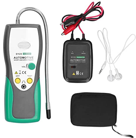 Buscador de Circuito Abierto y Corto, DY25 Detector de Trazador de Cable de Buscador de Circuito Abierto Corto Automotriz para Reparación de Diagnóstico de Automóvil