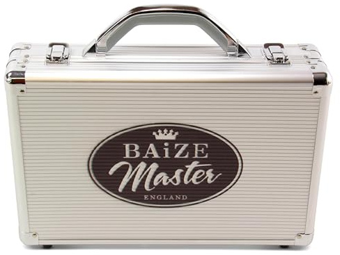 BAIZE MASTER Silver Snooker Ball Flight Carry Case - 22 Snooker Balls (2 1/16 Inch)