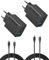 iPhone Ladegerät, Anker USB C Ladegerät (20W, 2-Port, 2er-Pack), Netzteil für iPhone 16/iPhone 16 Pro/iPhone 16 Pro Max/iPhone 16 Plus/iPhone 15 Serie/iPad und mehr (2X 1,5m USB C Kabel inkl.)