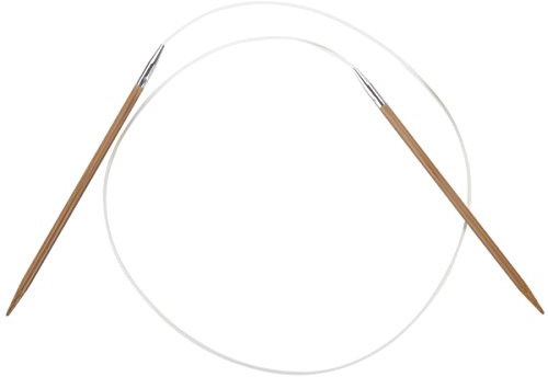 ChiaoGoo 32-Inch Bamboo Circular Knitting Needles, 8/5mm