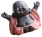 Healifty Mini Buddha Figur Keramik Baby Mönch Tee Haustier Miniatur Buddha Statue Zen Garten Tee Tablett Dekoration