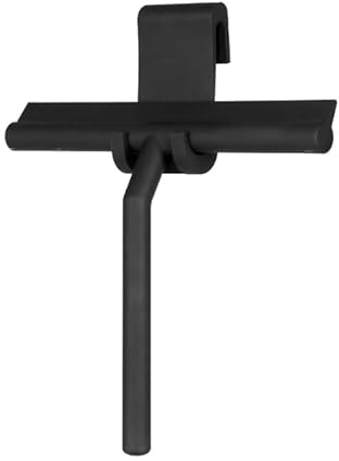 Grattoir à Verre Domestique, Outil de Nettoyage de Verre intérieur/extérieur, équipement de Lavage de vitres, raclette de Salle de Bain for Douche(Color:Schwarz)