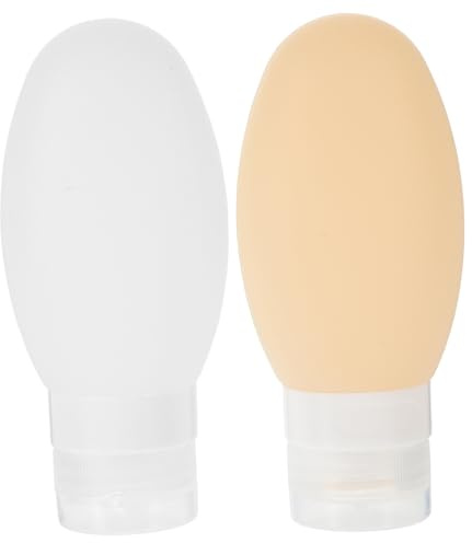 PLAFOPE 4piezas Botellas De Para De Dispensadores Exprimibles De Loción Succión y Para Champú y Gel De Ducha