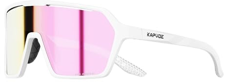 KAPVOE Gafas de Ciclismo Polarizadas Hombre Mujer Deportivas Gafas de Sol Béisbol Bicicleta Montaña MTB Running