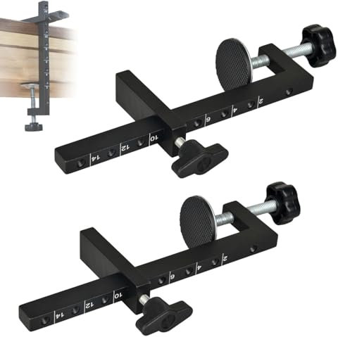 2 Piezas Sargentos de Apriete para Madera, Abrazadera en G Ajustable, 10-140 mm Sargentos Carpintero, Universal Sargentos de Apriete Metal, para Proyectos de Carpintería y Bricolaje (1)