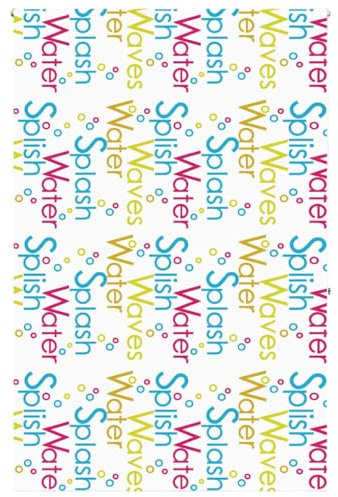 vidaXL Shower Roller Blind - Multicolor PEVA Roller Shade for Bathroom - 150x240 cm - Water-, Adjustable, Modern