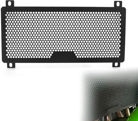Heinmo Motor de motocicleta Saudilla de radiador cubierta de protección de la parrilla para Kawa' Ninj'650 Z650 2017-2023 2024 Radiadores protectores Guardia de la parrilla Aluminio
