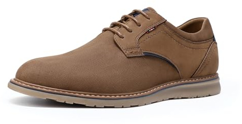 Allthemen Chassures Homme Décontractées à Lacets Plat Mocassins Bout Rond Sneaker Uni Leger Extérieur Jaune 44