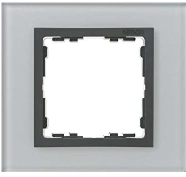 Simon - 82817-35 marco 1 elemento s-82 nature cristal gris Ref. 6558338001