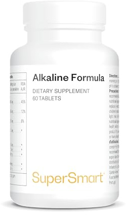 Alkalische Formel - Trägt zum Säure-Basen-Gleichgewicht bei - Reich an Kalzium und Magnesium - Kaliumphosphat - Pflanzenextrakte - Vegan - Glutenfrei - Supersmart
