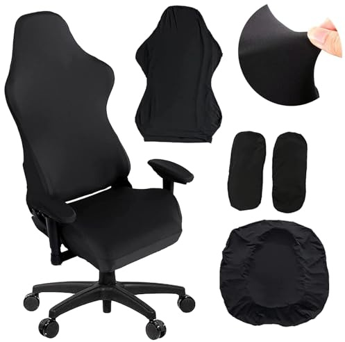 NarSea Gaming Chair Cover, Gaming Chair seat Cover 4pc/Set Office Chair Cover Stretchable with armrest/Back Covers/Chair seat Cover, Gamer Chair Cover of Computer Video Game Office Chair Cover