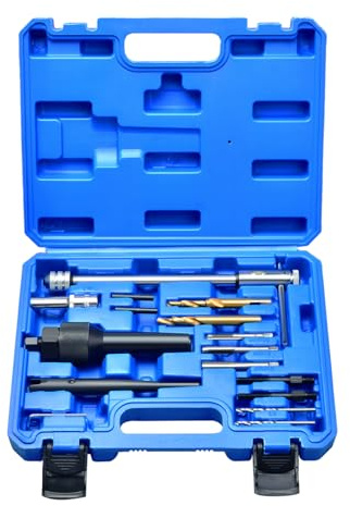 Zoomtools 16 PCS Damaged Glow Plug Removal Remover Tool Set Kit for 8mm&10mm