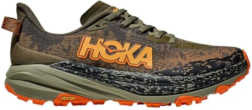 Hoka One One 1147791-AQL Speedgoat 6 Homme Antique Olive/Squash EU 42
