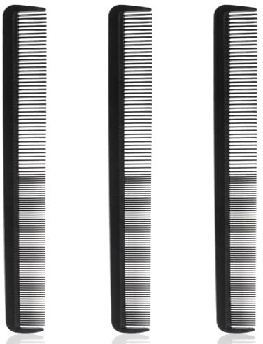 3 Stücke Styling Kamm Männer Multifunktionaler, Fein- und Standardzahn Haarkamm, Multifunktionaler Friseur Kamm, Hair Comb für Männer, Frauen, Haus, Salon, Haarstyling