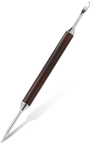 1PCS Latte Art Pen, Stainless Steel Cinnamon Pen for Coffee Bar Barista Make Espresso Art Tool Accessories for Home Cafe Brewing Settings(Latte Cappuccino Macchiato)