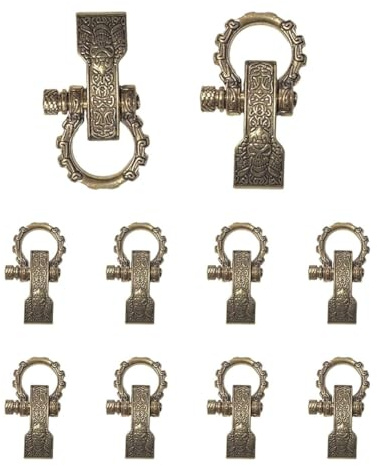 KEALLANS Fibbie Paracord Chiusure ad Perno a vite di Ancora Regolabile Fibbie per Bracciale Paracord Cintura 10 Pezzi