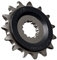 JT JTF308.15RB Pignone Silenziato 15 Denti Passo 520 Gommato - Diam.Int. 21.6/25