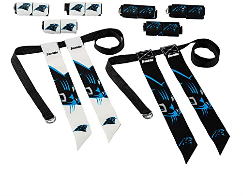 Franklin Sports Flag Set NFL Carolina Panthers Ensemble de Football pour Enfant Unisexe, Spécifique à l'équipe, Taille Unique