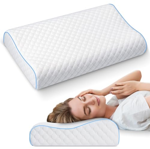 PHYSEN Nackenstützkissen Memory Foam Kissen, Seitenschläferkissen für Seiten, Rücken & Bauchschläfer