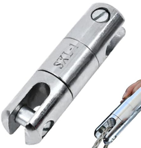 Articulación giratoria para tendido de cables - conector para tendido de cables, rótula desmontable para tendido de cables | Cable giratorio multiusos para tirar de cables Accesorios para tirar de cab