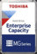 Toshiba MG Series 8TB Internal Enterprise Hard Drive, 3.5 SATA HDD, 7200 RPM, 24/7 Operation, For Server, Hyperscale, Cloud, 550TB/Year workload, 5yr Warranty (MG10ADA800E)