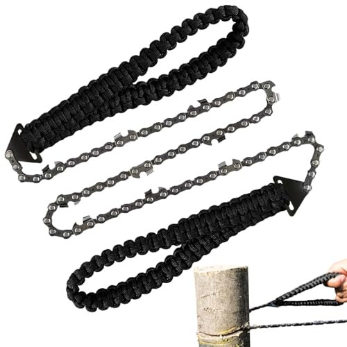Sierra De Cuerda Para Ramas De Árboles - Herramienta Manual Portátil para Senderismo - Sierra Manual Multiusos Con 11 Dientes Para Escalada Jardinería Construcción Senderismo