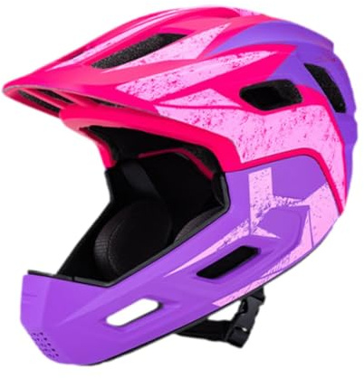 Harilla Kids Bike Helmet for Kids Full Face Helmet Cycling Helmet Trendy Comfortable Protective Gear Biking Helmet Child Bicycle Helmet for Boys Helmet Bicycling Cycling Riding, Pink