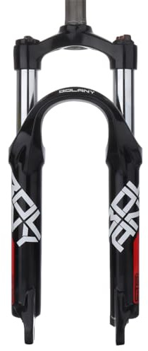 LHHL MTB Aire Horquilla Suspensión para Bicicleta 20 In Tubo Recto 1-1/8 Freno Disco QR 9mm Recorrido 100mm Bloqueo Manual 1810g