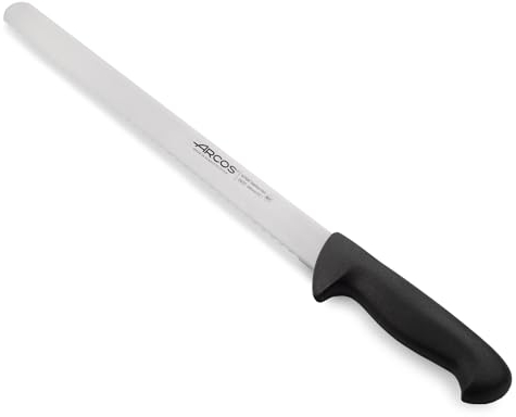 Arcos Serie 2900 - Coltello Pasticceria Coltello Torta - Lama Acciaio Inossidabile Nitrum 300 mm - Manico Polipropilene Colore Nero