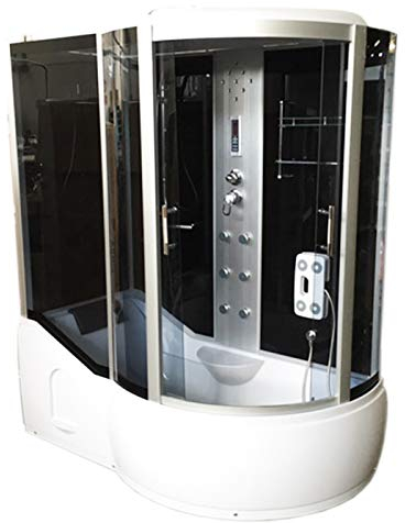 Bath TUB SPA Whirlpool Shower 170 x 90 x h 220 cm HOT TUB Paradise CHROMOTHERAPY