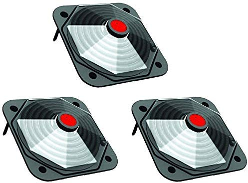 well2wellness Lot de 3 chauffages solaires pour piscine « Octagon »