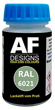 Alex Flittner Designs Pennarello vernice RAL 6021 verde pallido opaco opaco 50 ml ad asciugatura rapida acrilico