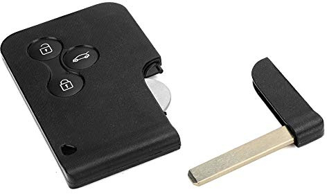 Aramox Bilfjärrnyckel 3 Knappar 433MHz PCF7947 Chip, Semi-smart Fjärrnyckel för Bil