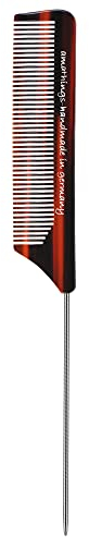 amathings Profi-Toupierkamm Nadelstiel-Haarkamm zum toupieren, antistatisch für alle Haarlängen und -typen Handmade in Germany