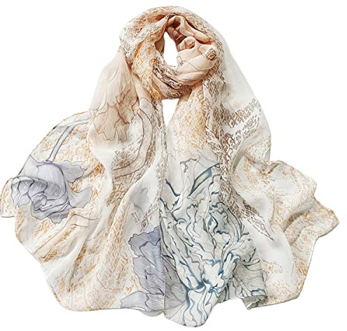 FAIRYGATE Châles Femme Dames Écharpe de Chaud Mode Brillant Châle Enveloppes Foulard Pashmina Echarpes Etole Femme, 39