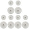 BESTonZON 12rouleaux Fil De Viande Élastique Coton Pour De Jambon Et Saucisse Pour Cuisine Décoration