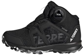 adidas Unisex Terrex BOA Mid RAIN.RDY Hiking Shoes Trailrunning-Schuhe, Core Black/Cloud White/Grey Three, 38 EU