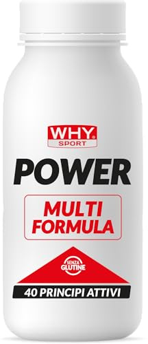 WHY SPORT MULTIFORMULA - Complesso Multicomponente con Vitamine e Minerali, Creatina ed Estratti Vegetali - Integratore Alimentare Multivitaminico - 90 Compresse