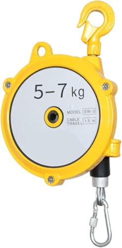 Spring Balancer Retractable Balancer förbättrar effektiviteten och minskar trötthet (Storlek: 5-7 kg)