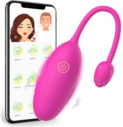 Vibradorador Mujer Juguetes Eróticos Para Pareja Sexuales, Vibradores Vibrador Mando Control Remoto,Consoladores.. para Mujer con Vibración Punto G Clítoris 10 Modos,eléctrico Modos silencioso