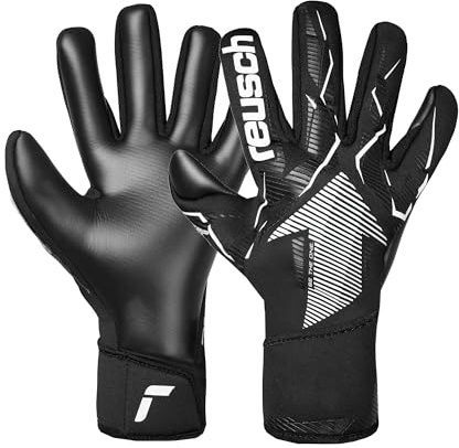 Reusch Guanti da portiere per bambini e ragazzi | grip durevole e vestibilità sicura | traspiranti | per allenamento e gioco | erba naturale, erba artificiale e campo duro | taglia 4-7 | Fastgrip