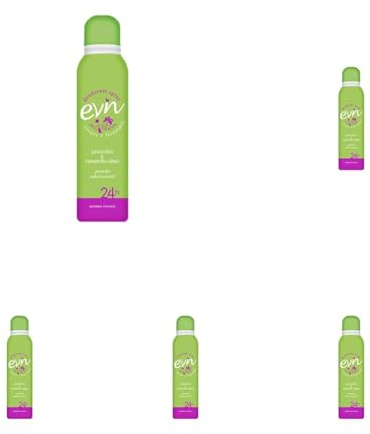 EVIN | Deodorante Donna Spray Pistacchio e Caramello, Profumo Vivace e Frizzante, Formula Attiva per 24h, 150ml (Confezione da 5)