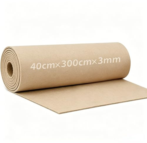 3mm Tela de fieltro Beige, 40 x 300 cm fieltro para manualidades