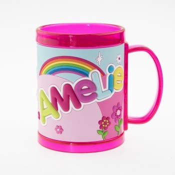H&H 03873010013 Kinderbecher - Namensbecher, Kunststoff, Mehrfarbig