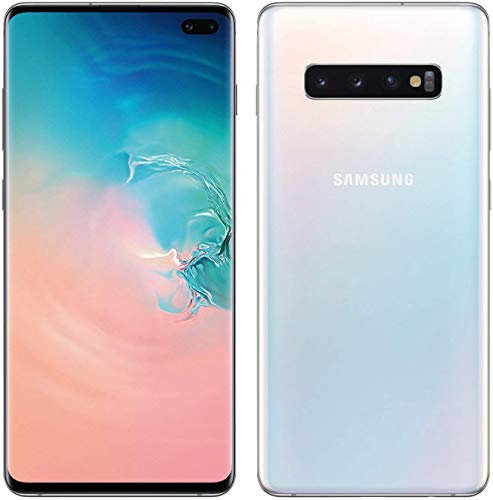Samsung Galaxy S10 128GB Sim-Free Smartphone (International Model) (Prism White) (Renewed)