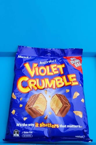 Violet Crumble Bag 280g & Gift Box | Australian New Zealand Lollie Sweets Chocolate Candy | NEW | Exclusive To CANDYPLANET